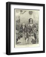 An Annual Festival in Teneriffe, Blessing the Animals at San Antonio Abad-John Charlton-Framed Giclee Print