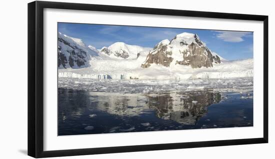 An Antarctic Bay Behind Danco Island, Antarctic Peninsula-null-Framed Photographic Print