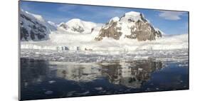 An Antarctic Bay Behind Danco Island, Antarctic Peninsula-null-Mounted Photographic Print