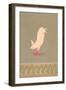 An Anthropomorphic Pig Performing in a Circus-null-Framed Giclee Print