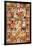 An Antique Pictorial Kirman Rug-null-Framed Giclee Print