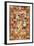 An Antique Pictorial Kirman Rug-null-Framed Giclee Print