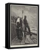 An Anxious Moment-Julius Mandes Price-Framed Stretched Canvas