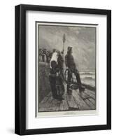 An Anxious Moment-Julius Mandes Price-Framed Giclee Print