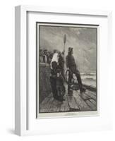 An Anxious Moment-Julius Mandes Price-Framed Giclee Print