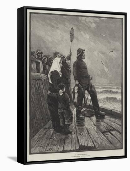 An Anxious Moment-Julius Mandes Price-Framed Stretched Canvas