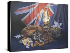 An Anzac Remembered-John Bradley-Stretched Canvas
