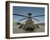 An Apache Helicopter at Camp Bastion, Afghanistan-Stocktrek Images-Framed Photographic Print