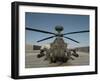 An Apache Helicopter at Camp Bastion, Afghanistan-Stocktrek Images-Framed Photographic Print