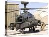 An Apache Helicopter at Camp Bastion, Afghanistan-Stocktrek Images-Stretched Canvas