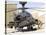 An Apache Helicopter at Camp Bastion, Afghanistan-Stocktrek Images-Stretched Canvas