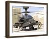 An Apache Helicopter at Camp Bastion, Afghanistan-Stocktrek Images-Framed Photographic Print