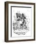 An Ape Painting an Ass, 1753-George Bickham-Framed Giclee Print