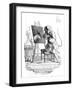 An Ape Painting an Ass, 1753-George Bickham-Framed Giclee Print