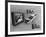 An Ape Participating in a Study of Ape Addiction to Tv-Yale Joel-Framed Photographic Print