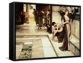 An Apodyterium-Sir Lawrence Alma-Tadema-Framed Stretched Canvas