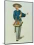 An Apothecary Plate 26 from "The Costume of China"-Major George Henry Mason-Mounted Giclee Print