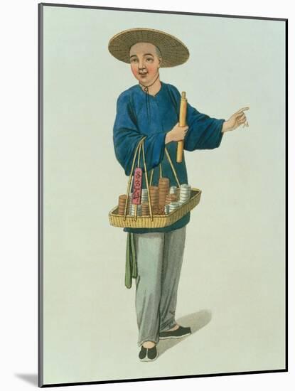 An Apothecary Plate 26 from "The Costume of China"-Major George Henry Mason-Mounted Giclee Print