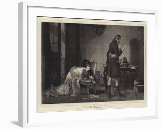 An Appeal for Mercy, 1793-Marcus Stone-Framed Giclee Print