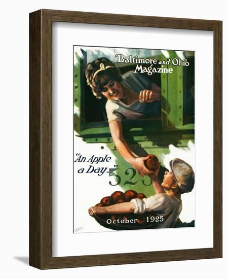 An Apple a Day 1925-Charles H. Dickson-Framed Giclee Print