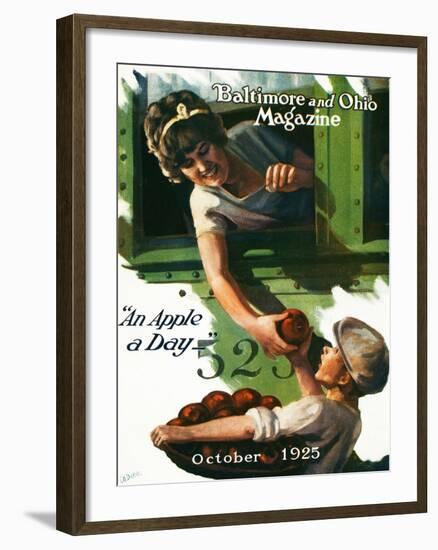 An Apple a Day 1925-Charles H. Dickson-Framed Giclee Print
