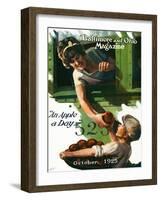 An Apple a Day 1925-Charles H. Dickson-Framed Giclee Print