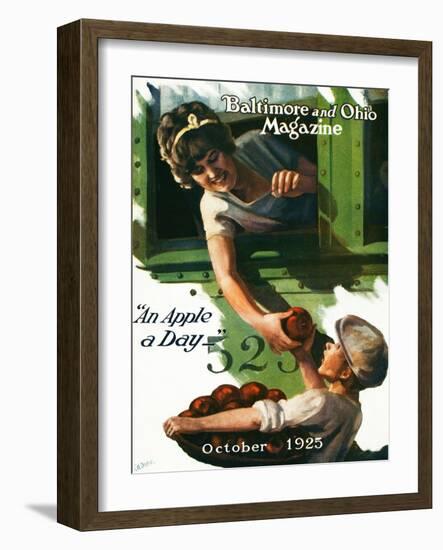 An Apple a Day 1925-Charles H. Dickson-Framed Giclee Print