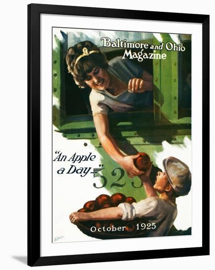 An Apple a Day 1925-Charles H. Dickson-Framed Premium Giclee Print