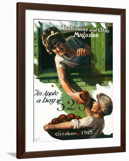 An Apple a Day 1925-Charles H. Dickson-Framed Giclee Print