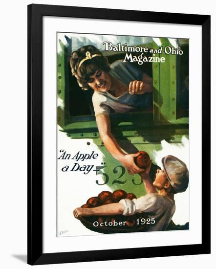 An Apple a Day 1925-Charles H. Dickson-Framed Giclee Print