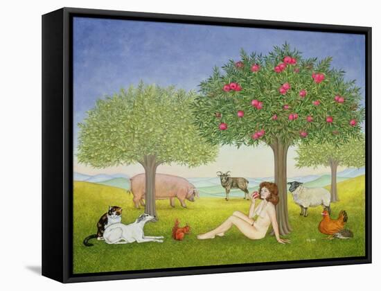 An Apple a Day, Triptych Part Three-Ditz-Framed Stretched Canvas