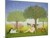 An Apple a Day, Triptych Part Three-Ditz-Mounted Giclee Print