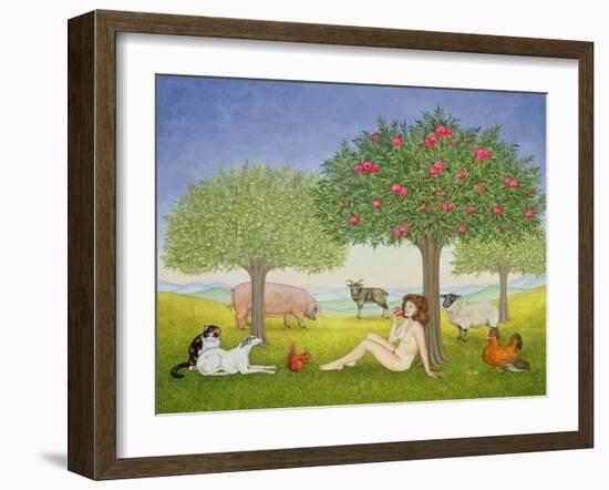 An Apple a Day, Triptych Part Three-Ditz-Framed Giclee Print