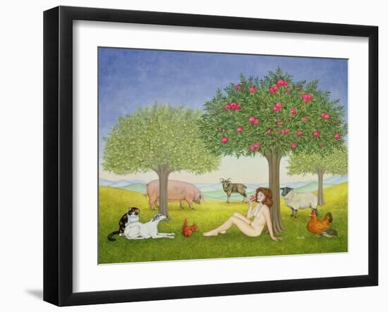 An Apple a Day, Triptych Part Three-Ditz-Framed Giclee Print