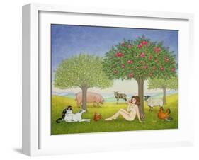 An Apple a Day, Triptych Part Three-Ditz-Framed Giclee Print