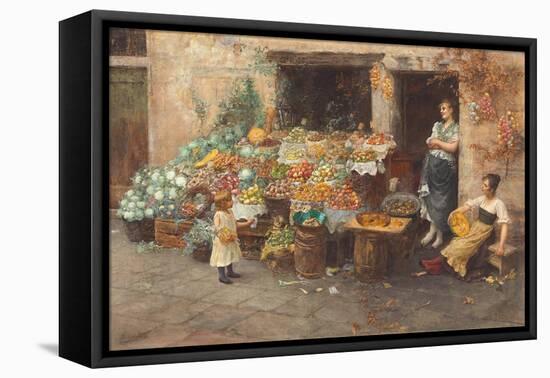 An Apple, Please (Oil on Canvas)-Stefano Novo-Framed Stretched Canvas