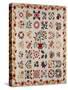 An Appliqued and Pieced Album Quilt, Maryland, Mid 19th Century-null-Stretched Canvas