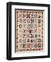 An Appliqued and Pieced Album Quilt, Maryland, Mid 19th Century-null-Framed Giclee Print