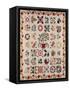 An Appliqued and Pieced Album Quilt, Maryland, Mid 19th Century-null-Framed Stretched Canvas