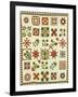 An Appliqued Cotton Album Quilt, circa 1852-Francina Stout Van Dyke-Framed Giclee Print