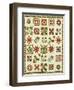 An Appliqued Cotton Album Quilt, circa 1852-Francina Stout Van Dyke-Framed Giclee Print