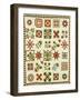 An Appliqued Cotton Album Quilt, circa 1852-Francina Stout Van Dyke-Framed Giclee Print