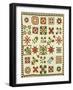 An Appliqued Cotton Album Quilt, circa 1852-Francina Stout Van Dyke-Framed Giclee Print