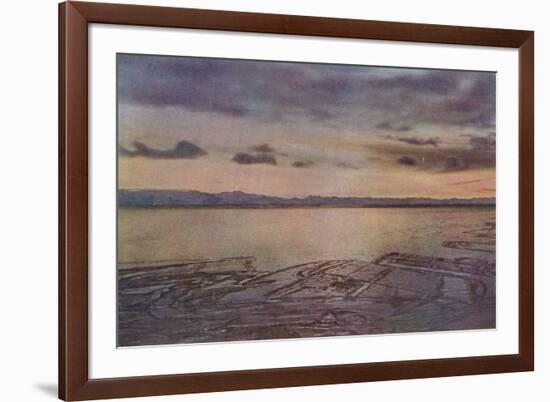 'An April After Glow', 1 April 1911, (1913)-Herbert Ponting-Framed Photographic Print