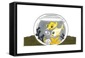 An Aquarium - Jack & Jill-Peggy Smithers-Framed Stretched Canvas