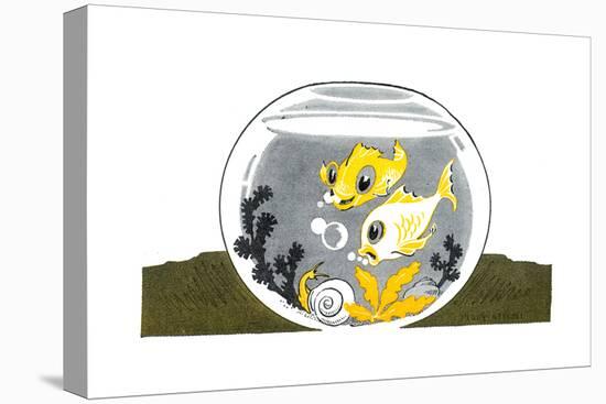 An Aquarium - Jack & Jill-Peggy Smithers-Stretched Canvas