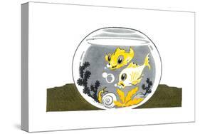 An Aquarium - Jack & Jill-Peggy Smithers-Stretched Canvas