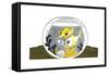 An Aquarium - Jack & Jill-Peggy Smithers-Framed Stretched Canvas