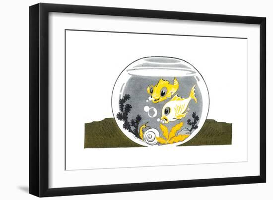 An Aquarium - Jack & Jill-Peggy Smithers-Framed Premium Giclee Print