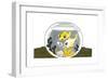 An Aquarium - Jack & Jill-Peggy Smithers-Framed Premium Giclee Print